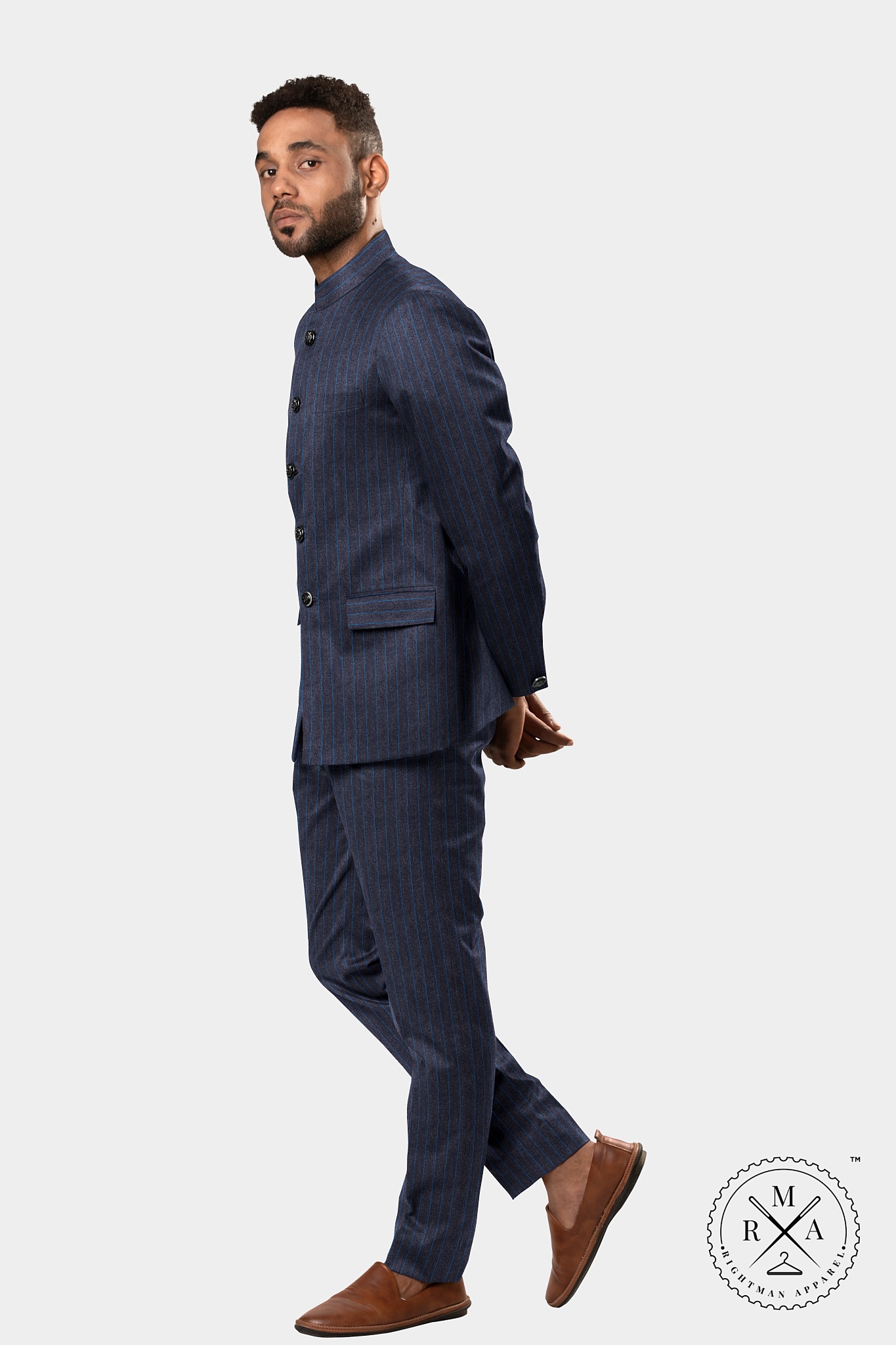 Blue lining Jodhpuri Suit SU302